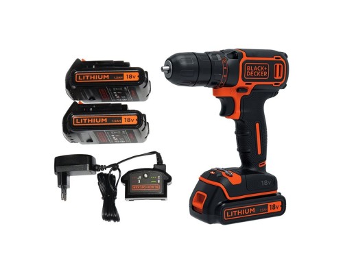 Акумуляторна дриль-шурупокрут BLACK+DECKER BDCDC18B