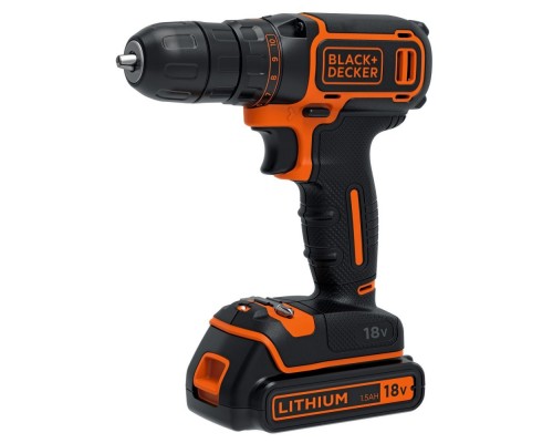 Аккумуляторная дрель-шуруповерт BLACK+DECKER BDCDC18KB