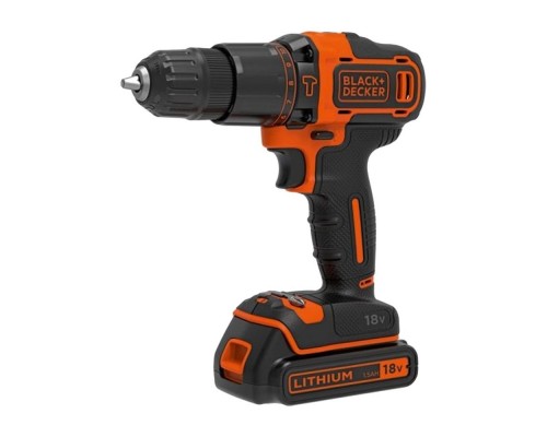 Аккумуляторная ударная дрель-шуруповерт BLACK+DECKER BDCHD18KB