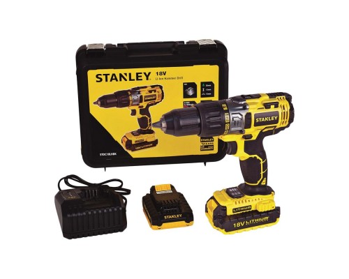 Аккумуляторная ударная дрель-шуруповерт STANLEY SCH201D2K