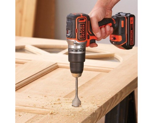 Дриль-шурупокрут акумуляторна безщіткова ударна BLACK+DECKER BL188KB