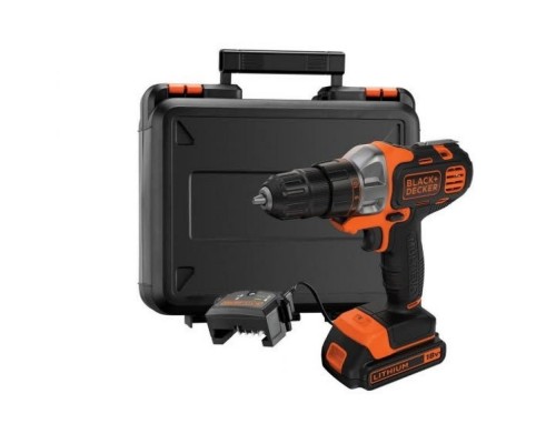 Дрель-шуруповерт аккумуляторная BLACK+DECKER MT218K