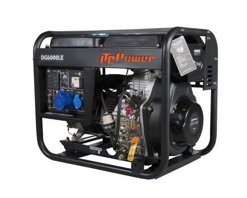Электрогенератор дизельный 5 кВт ITC Power DG6000LE