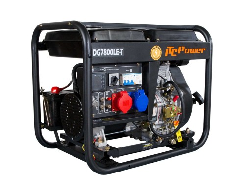 Электрогенератор дизельный ITC Power DG7800LE-T 6 кВт