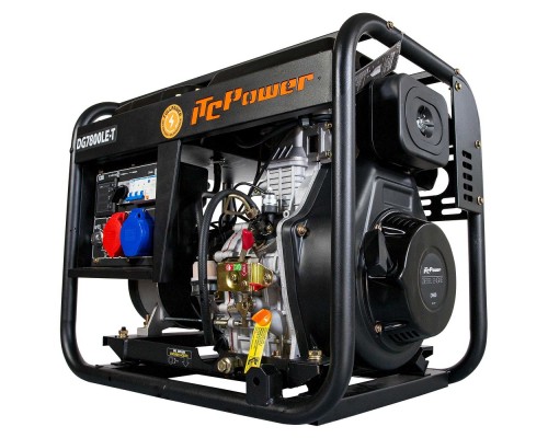 Электрогенератор дизельный ITC Power DG7800LE-T 6 кВт