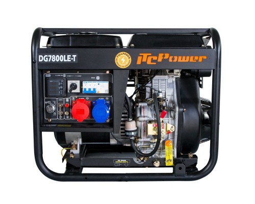 Электрогенератор дизельный ITC Power DG7800LE-T 6 кВт