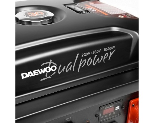 Генератор бензиновий DAEWOO GDA-7500DPE-3, 6,5кВт, 3ф, електростартер
