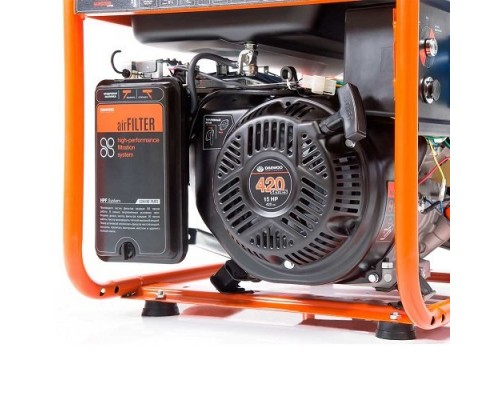 Генератор бензиновый DAEWOO GDA-7500E, 6,5кВт, 1ф, электростартер