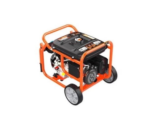Генератор бензиновый GENERGY LIMITED 7000 RC V2, 6,5кВт, 1ф, колеса, электростартер