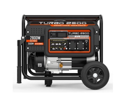 Генератор бензиновый GENERGY TURBO 2800, 2,8кВт, 1ф, колеса