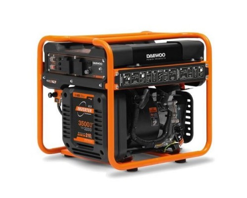 Генератор инверторный DAEWOO GDA-4600i, 3,5кВт, открытый, ручной старт