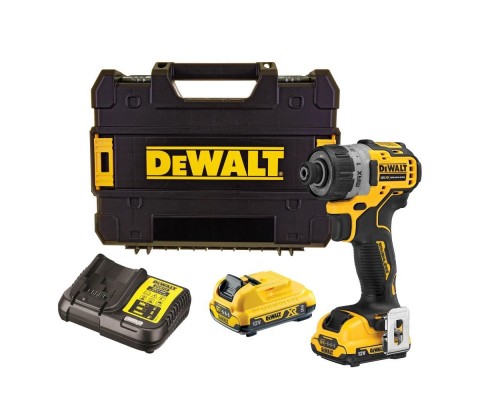 Шурупокрут акумуляторний безщітковий DeWALT DCF601D2, 12V XR Li-Ion