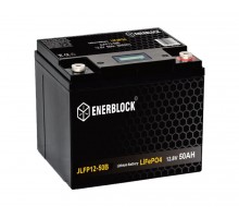 Акумулятор ENERBLOCK JLFP 12 В, 50 Аг LITHIUM LiFePO4