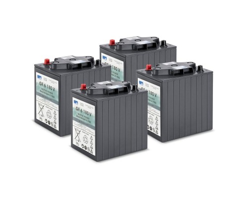 Комплект АКБ 4x 6V/180Ah, 24 V, 180 Ah