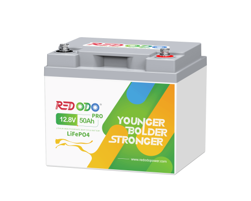 Акумулятор Redodo 12V 50Ah Pro LiFePO4 | 640 Втг и 640 Вт