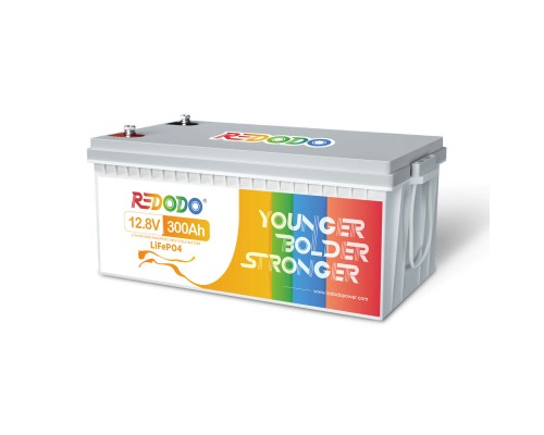Аккумулятор Redodo 12V 300Ah LiFePO4 | 3.84 кВтч и 2.56 кВт