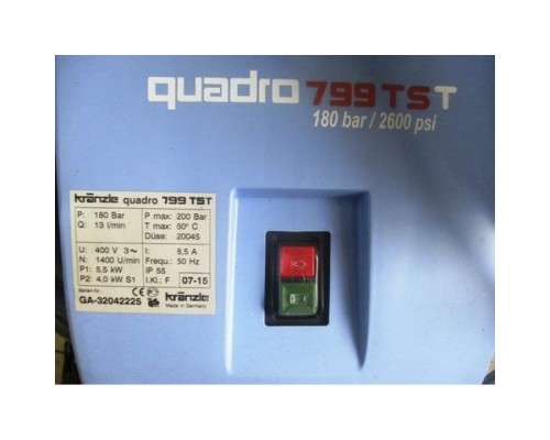 АВД без нагрева воды Kranzle Quadro 799 TST