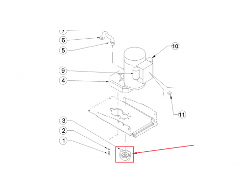 Приводной фланец щетки IPC Gansow