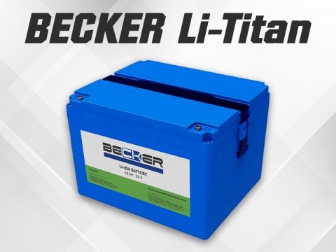 Li-Titan акумулятори для підлогомийних машин від BECKER