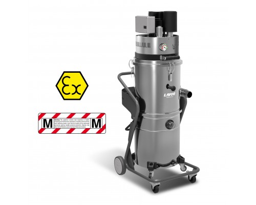 Вибухозахищений пилосос ATEX з індукційним двигуном LAVOR DTX100 1-26 SM Ex 2-22