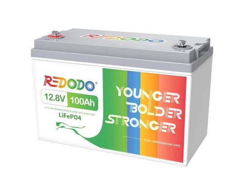 Акумулятор Redodo 12V 100Ah LiFePO4 | 1,28 кВтг та 1,28 кВт