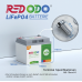 Акумулятор Redodo 12V 50Ah Pro LiFePO4 | 640 Втг и 640 Вт