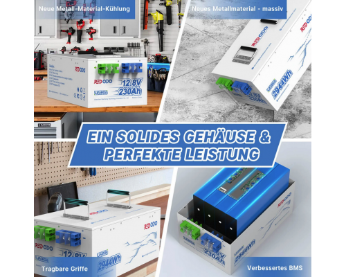 Акумулятор Redodo 12V 230Ah LiFePO4 | 2944 Втг и 1920 Вт