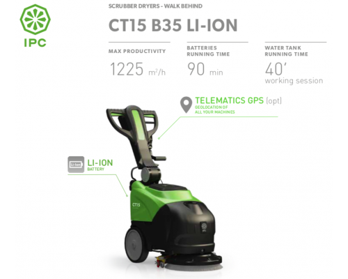 Машина для мойки полов IPC Gansow CT 15 B 35 LI-ION