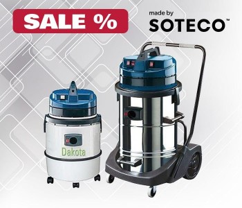 Скидка 8% на пылесосы Soteco Скидка 8% на пылесосы Soteco