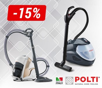 Скидка 15% на паровую технику POLTI Скидка 15% на паровую технику POLTI