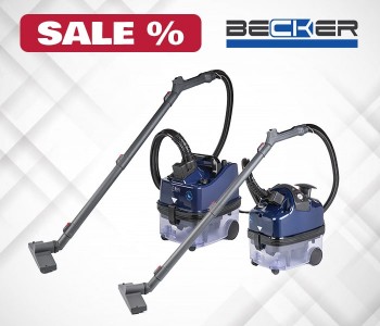 Скидка на паропылесосы BECKER серии VAP Скидка на паропылесосы BECKER серии VAP