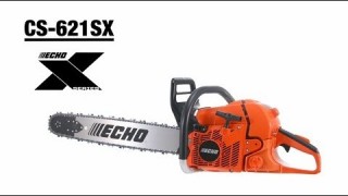 CS-621SX low emissions, incredible power professional ECHO chainsaw.