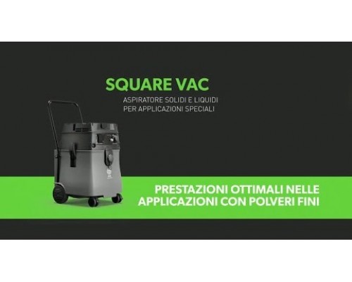 Строительный пылесос с розеткой IPC Soteco SQUARE VAC 1/30 "M-CLASS"