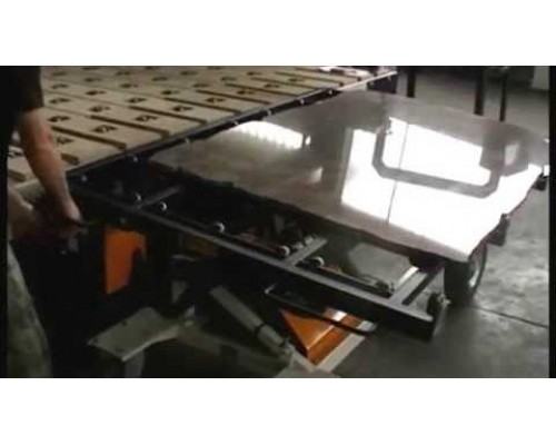 Тележка для транспортировки каменных плит Achilli SC500/800 (с выдвижной наклонной панелью)