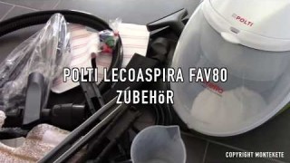 POLTI PVEU0085 Lecoaspira FAV80 Turbo und Intelligence Dampfsauger