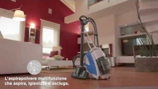 POLTI Unico MCV80_Total Clean & Turbo: l'aspirapolvere lava e asciuga per una pulizia naturale